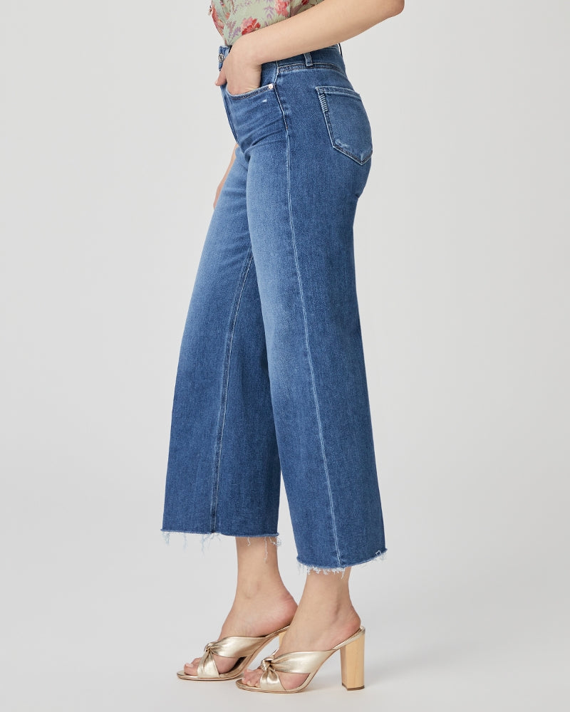 Paige Anessa High-Waisted Wide Leg Jean