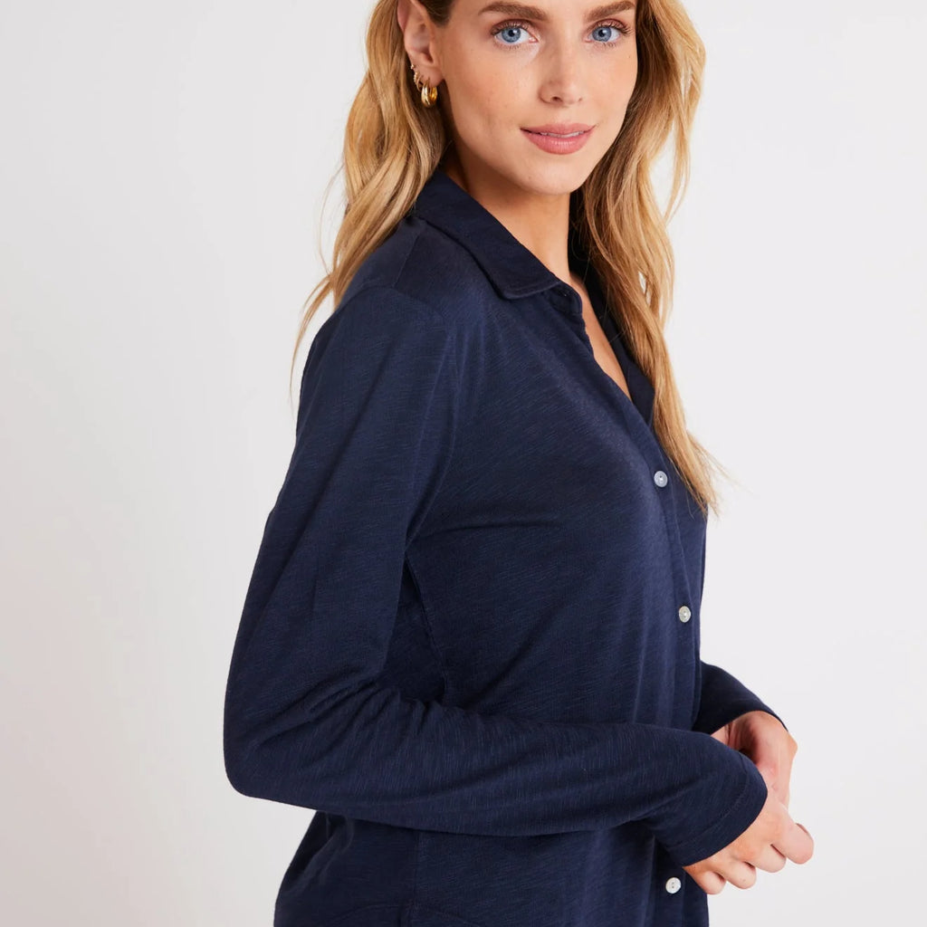 Bella Dahl Long Sleeve Knit Button Down