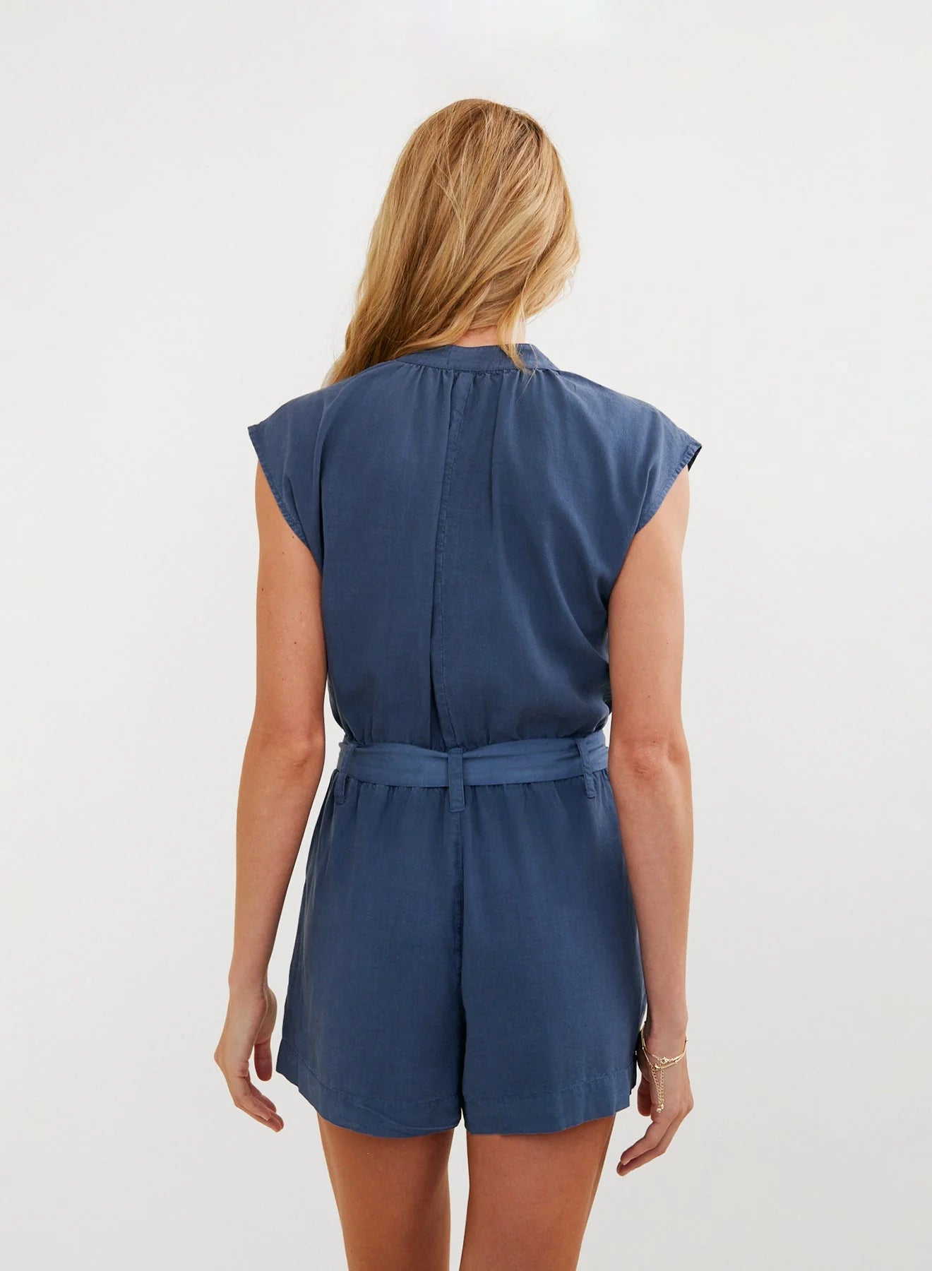 Bella Dahl Cap Sleeve Pocket Romper