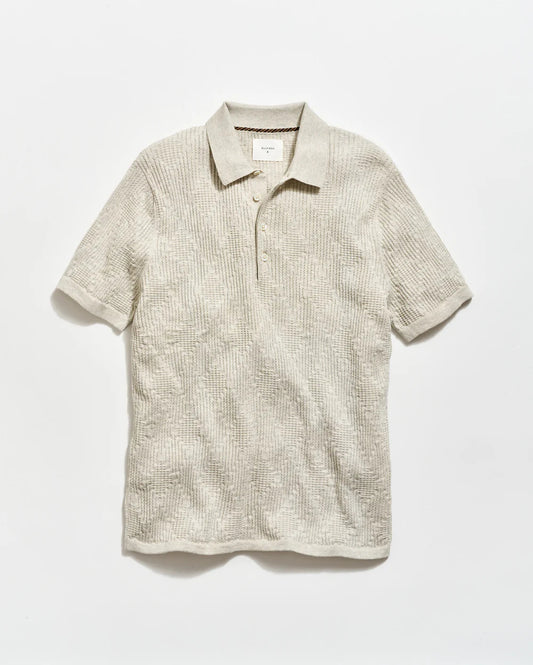 Billy Reid Diamond Sweater Polo