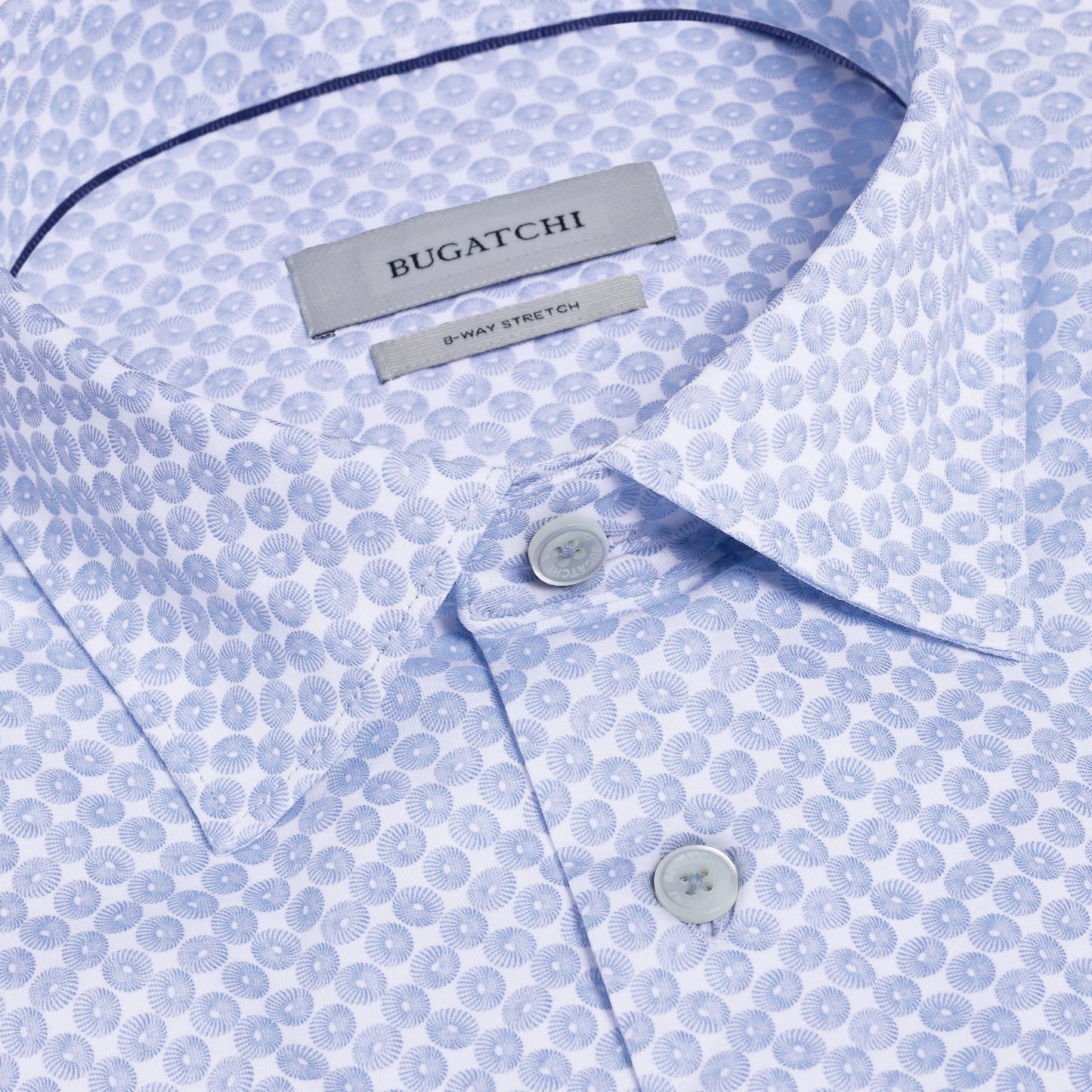 Bugatchi James OoohCotton® Geometric Spiral Shirt