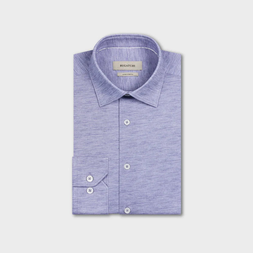 Bugatchi James OoohCotton Melange Shirt ORCHID / M Bugatchi James OoohCotton Melange Shirt ORCHID / M