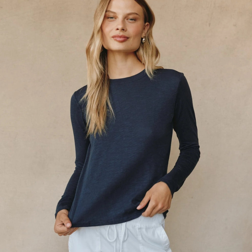 Bella Dahl Long Sleeve Crew Tee