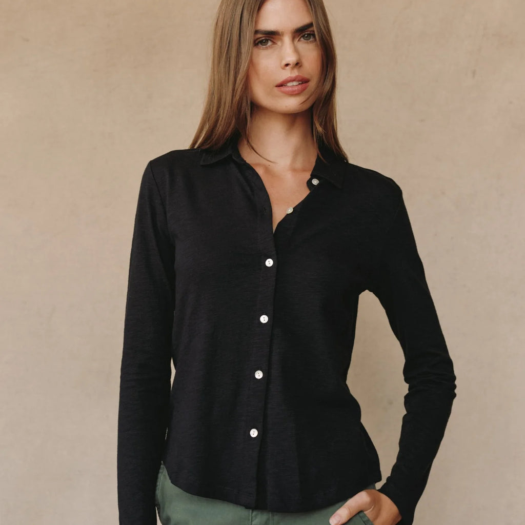 Bella Dahl Long Sleeve Knit Button Down