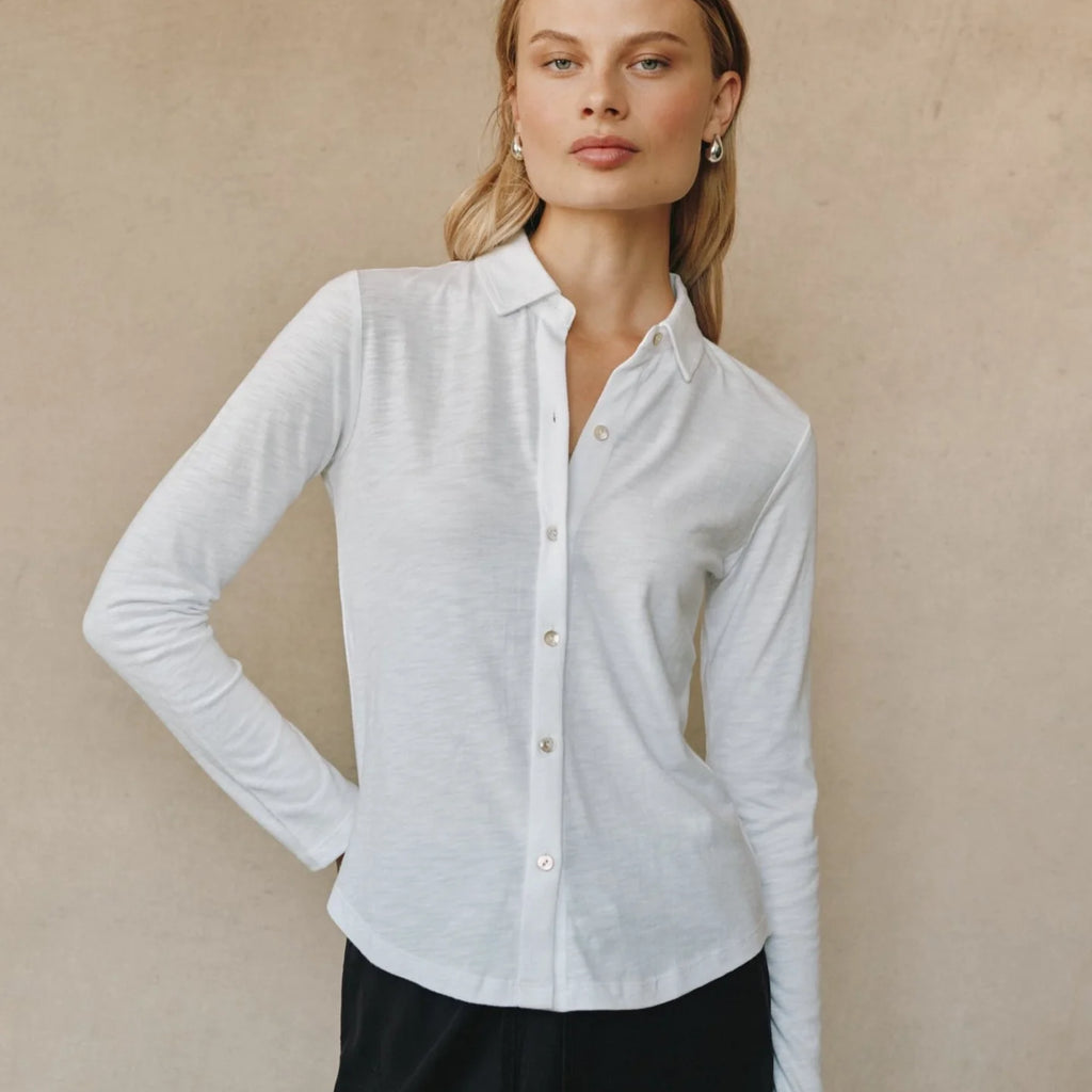 Bella Dahl Long Sleeve Knit Button Down