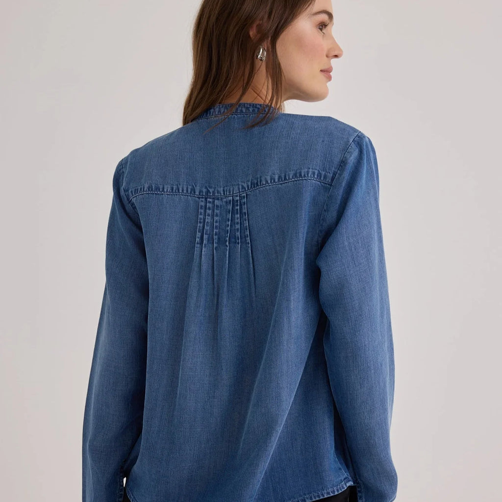 Bella Dahl Long Sleeve Pintuck Pullover