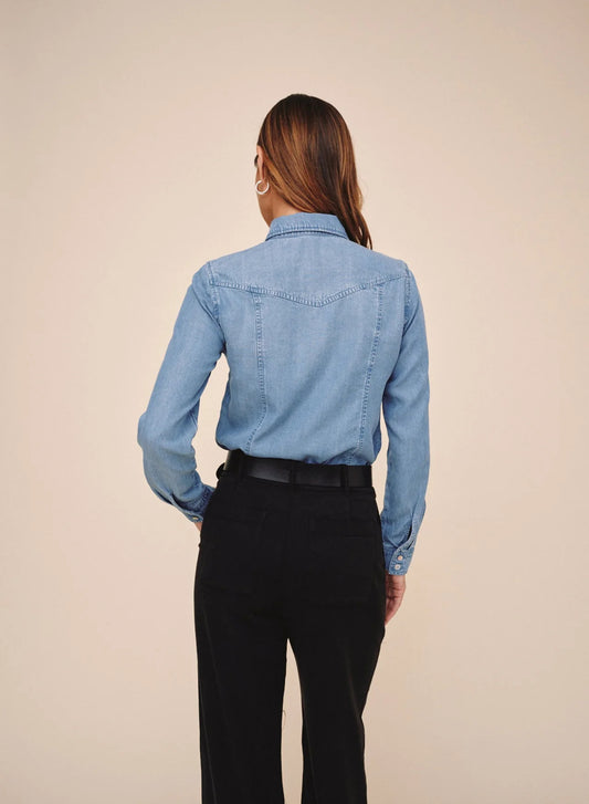 Bella Dahl Long Sleeve Seamed Shirt