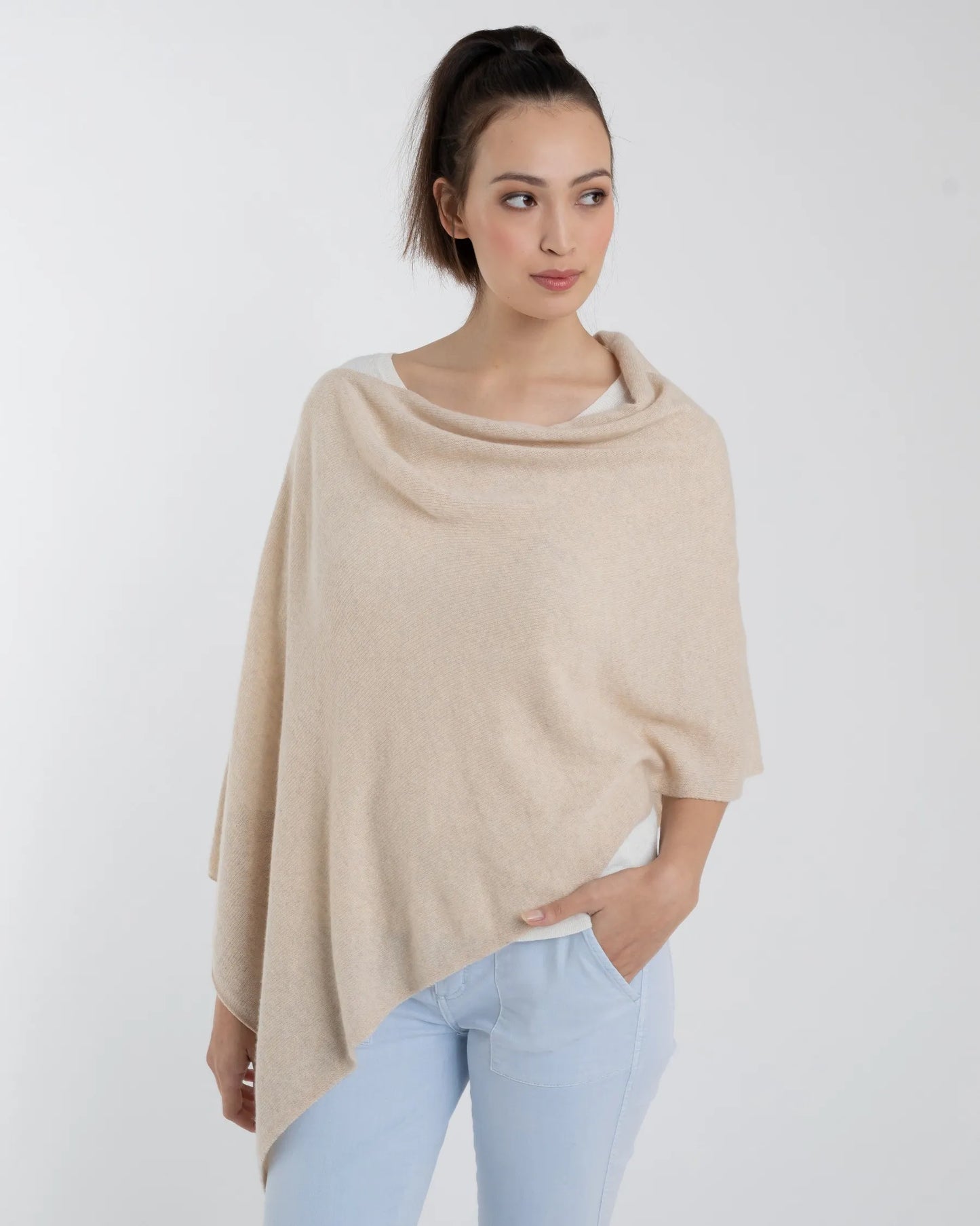 Alashan Cashmere Dress Topper Poncho