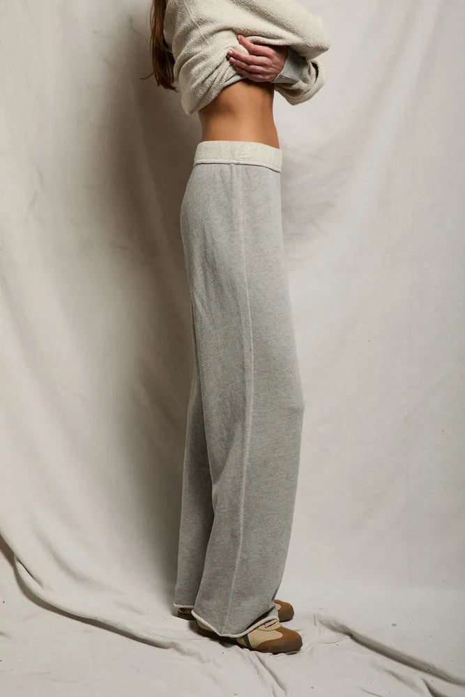Perfect White Tee Marley Fleece Wide Leg Sweatpant