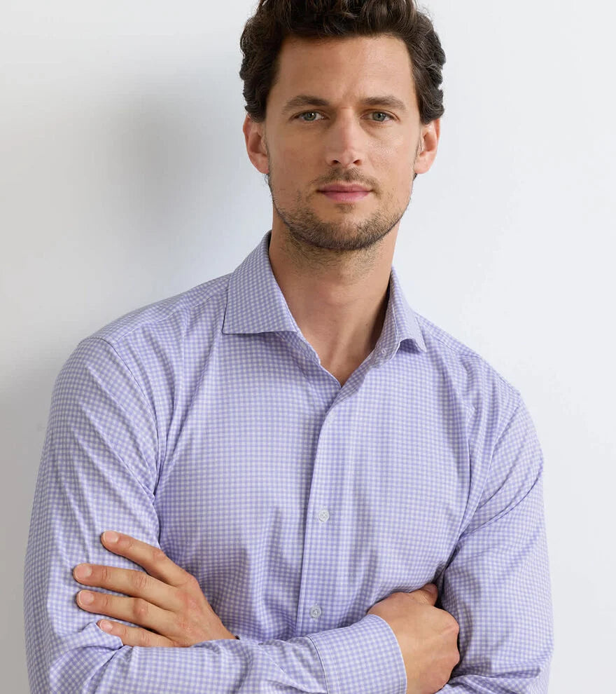 Peter Millar Excursionist Flex Gingham Sport Shirt