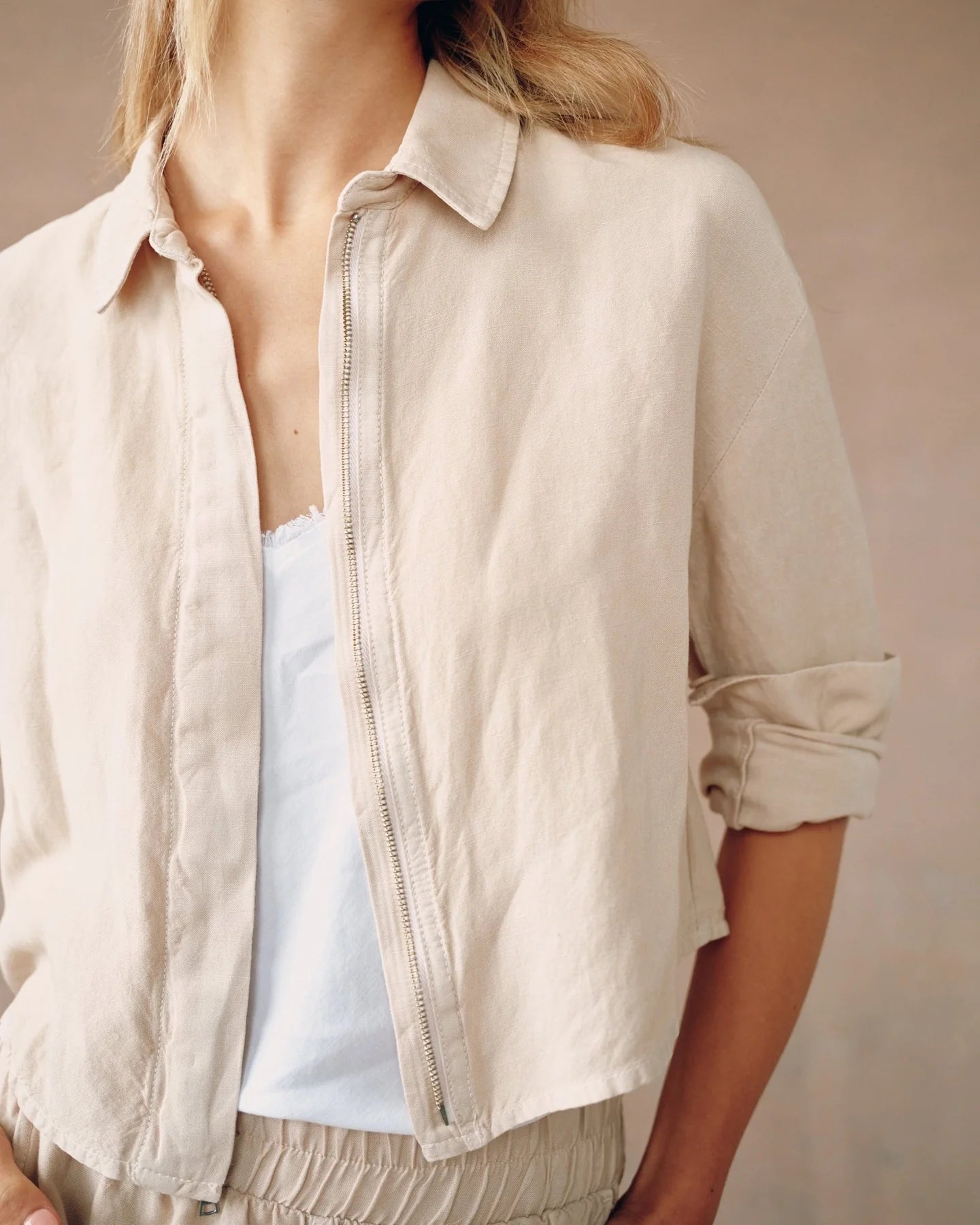 Bella Dahl Oversized Cropped Shacket