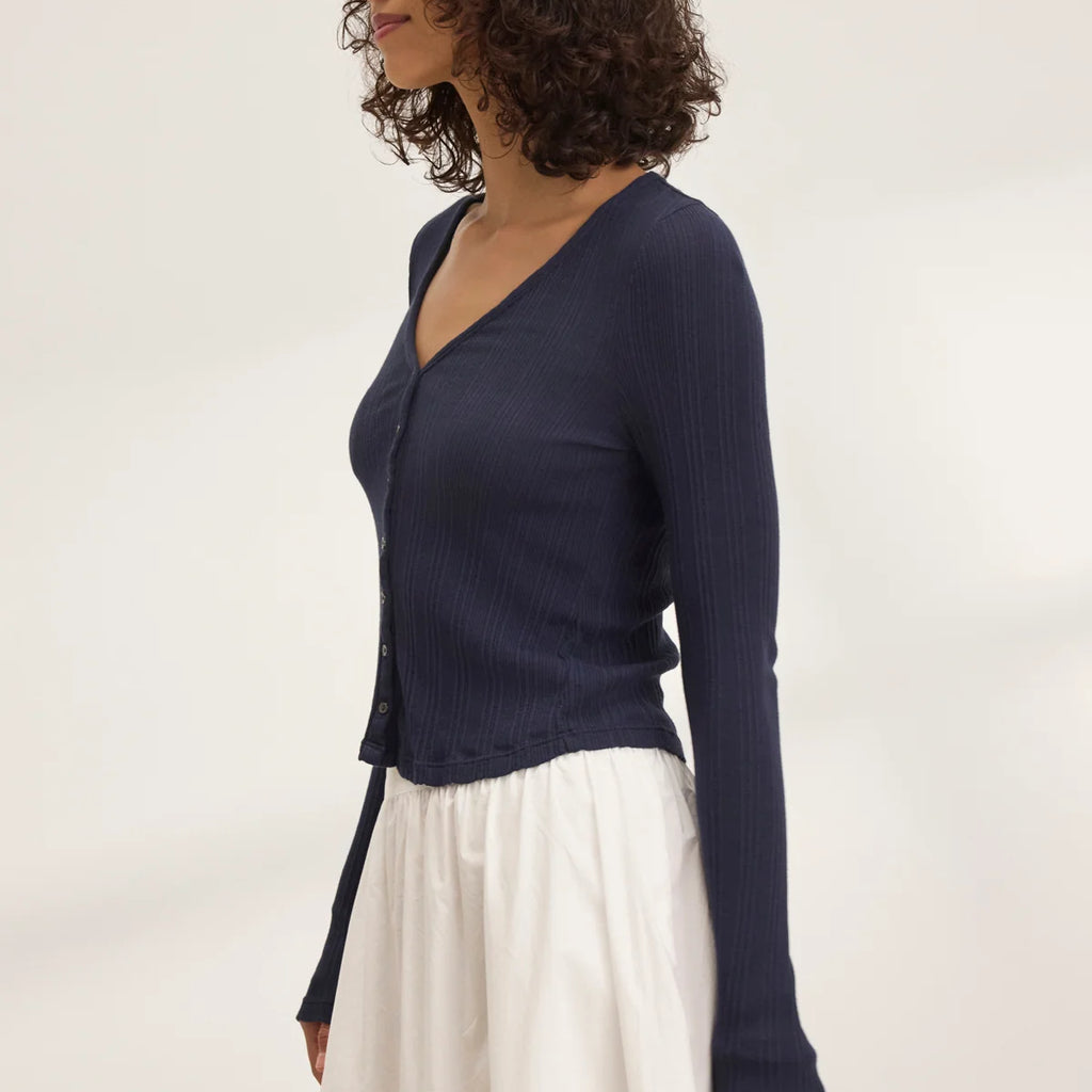 Velvet Drew Pointelle Cardigan