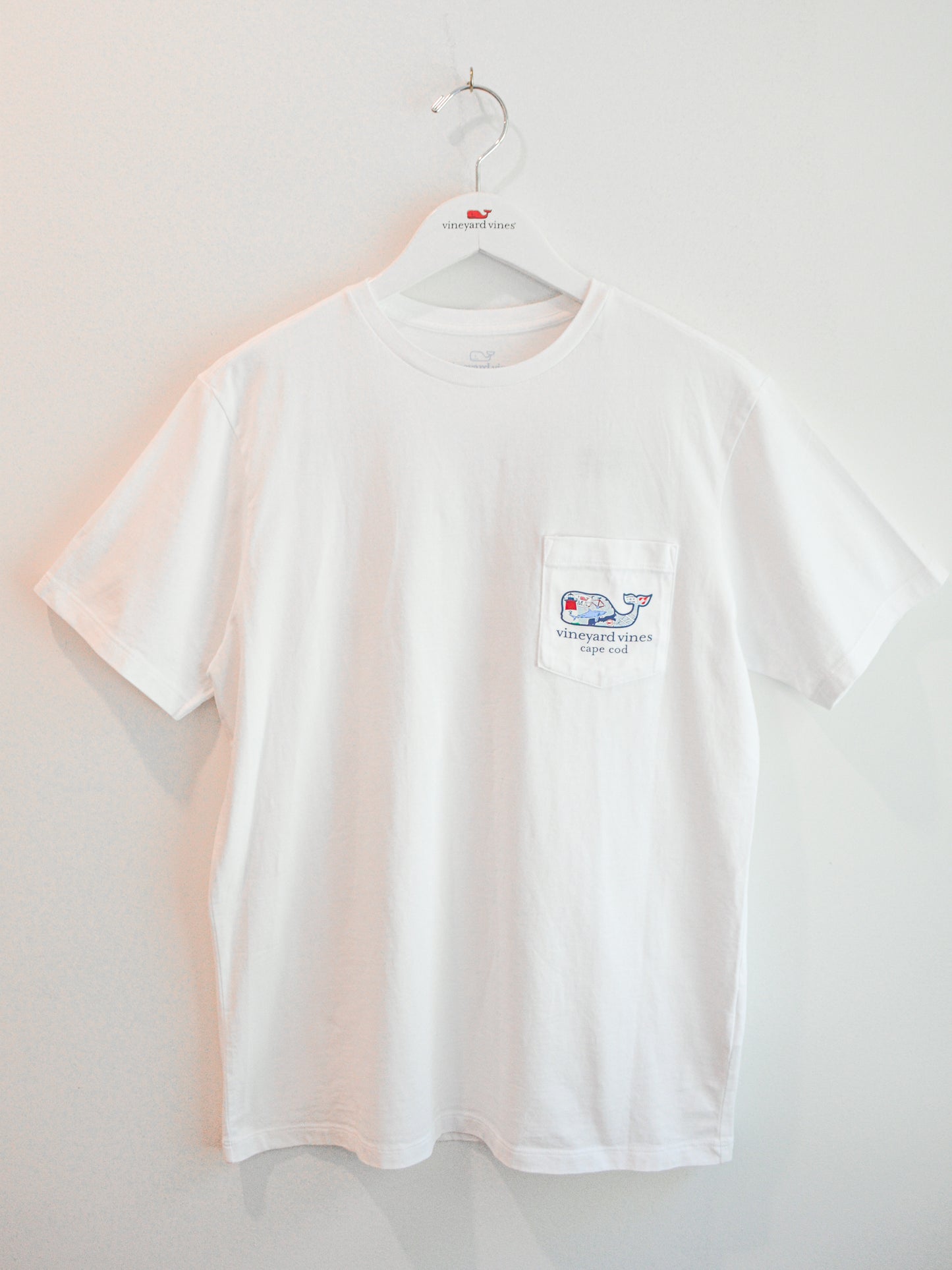 Vineyard Vines Cape Cod Whale Sticker Tee