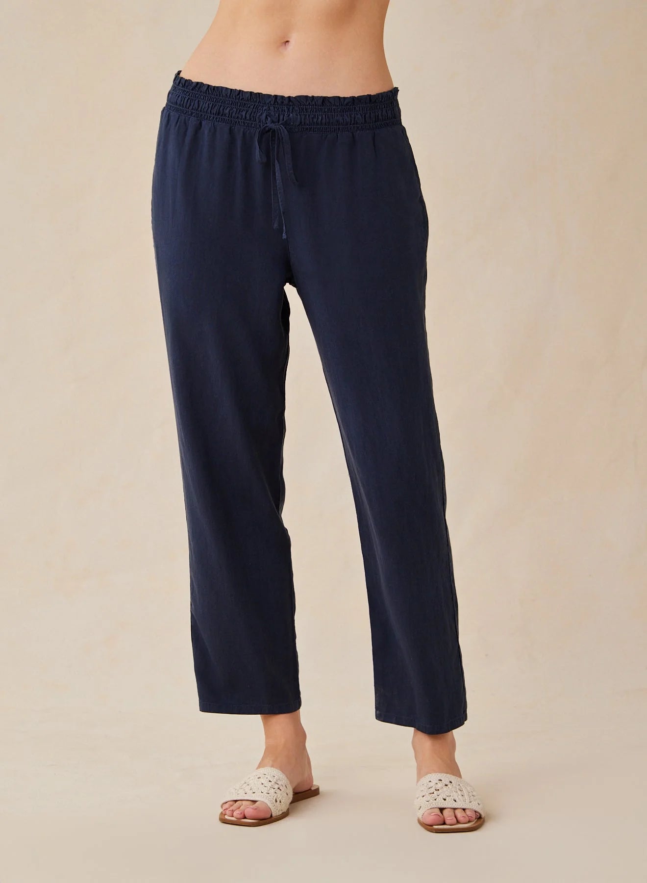 Bella Dahl Smocked Waist Trousers