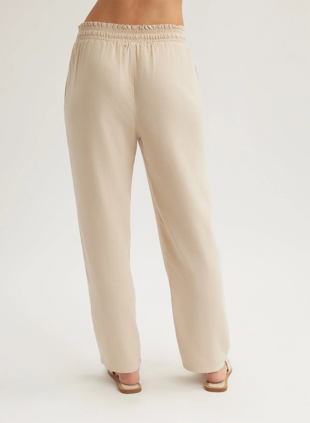 Bella Dahl Smocked Waist Trousers