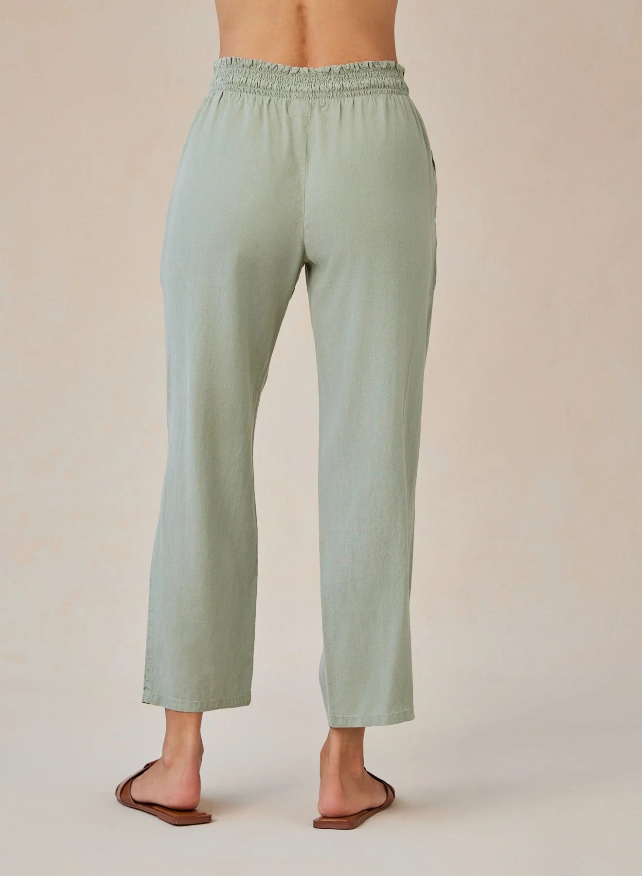Bella Dahl Smocked Waist Trousers