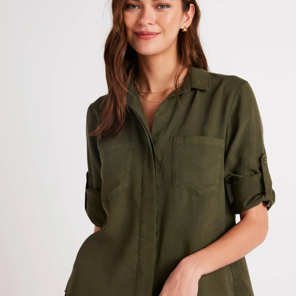 Bella Dahl Split Back Button Down