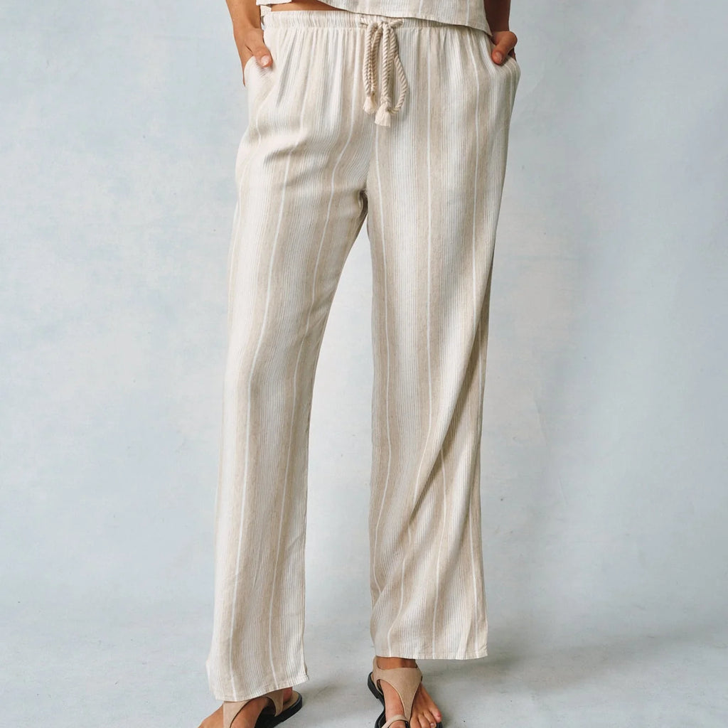 Bella Dahl Wide Leg Pant With Drawcord