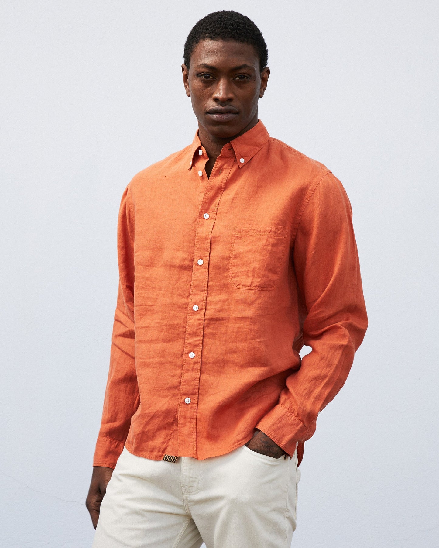 Billy Reid Linen Tuscumbia Shirt