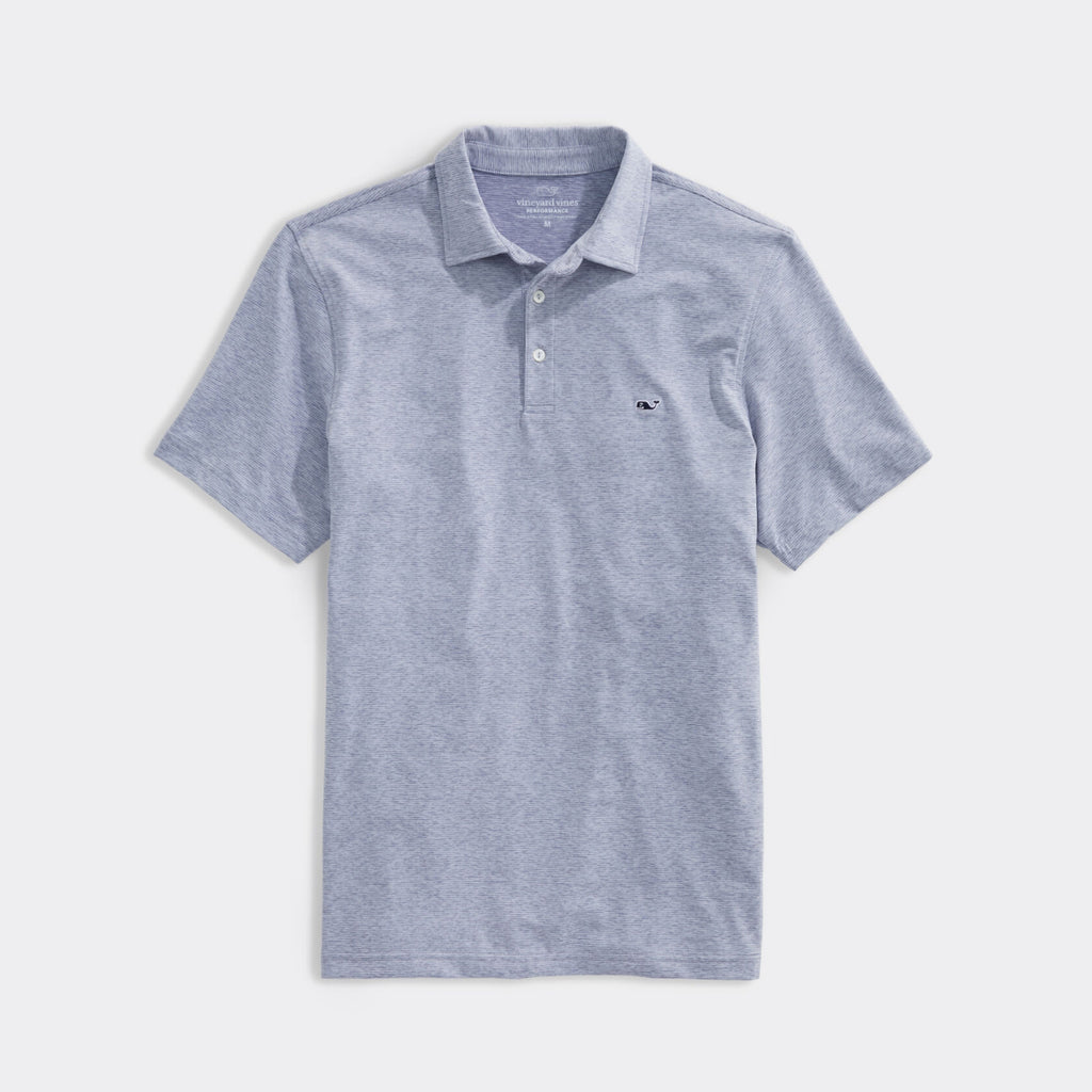 Vineyard Vines Men's St. Jean Stripe Sankaty Polo
