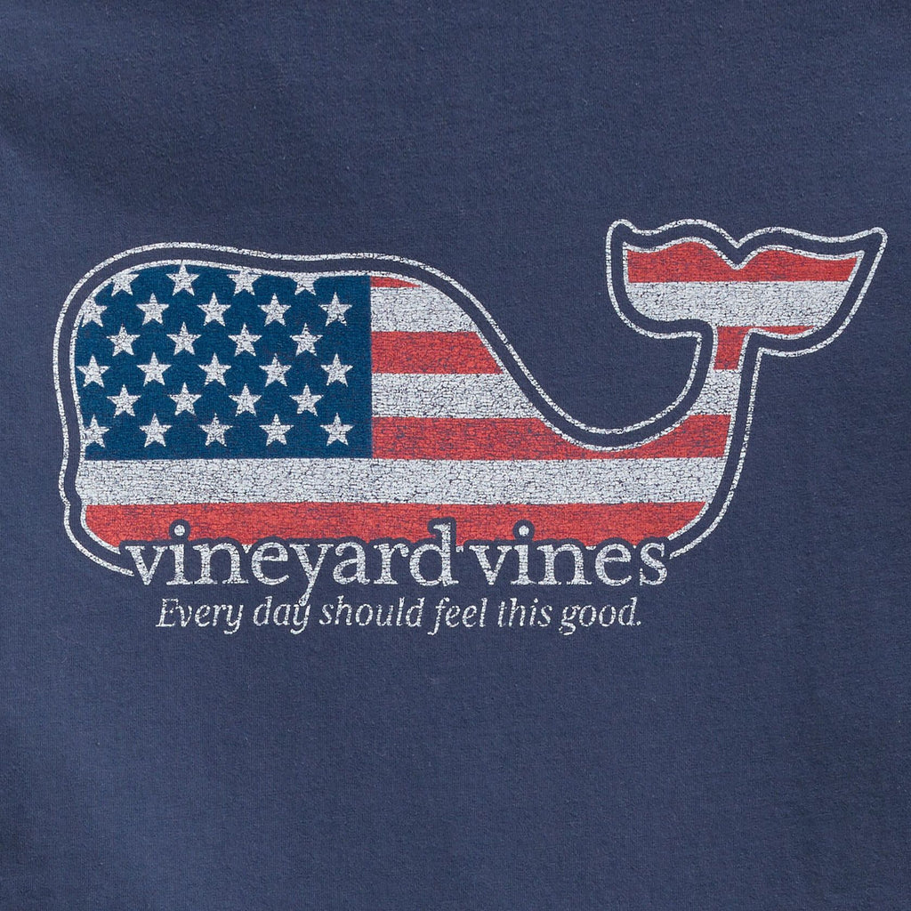 Vineyard Vines Americana Whale Short-Sleeve Pocket Tee
