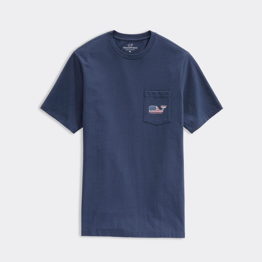 Vineyard Vines Americana Whale Short-Sleeve Pocket Tee