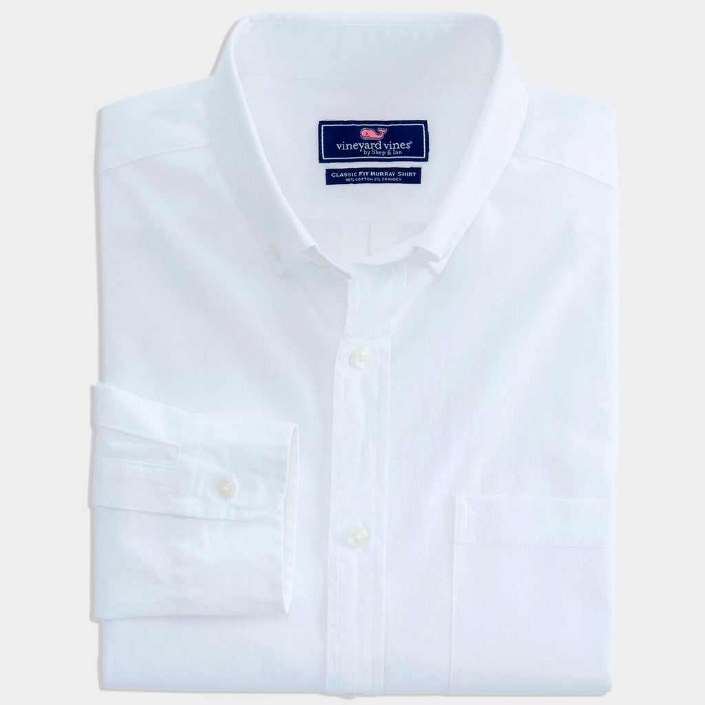 Vineyard Vines Men's Stretch Cotton Solid Shirt