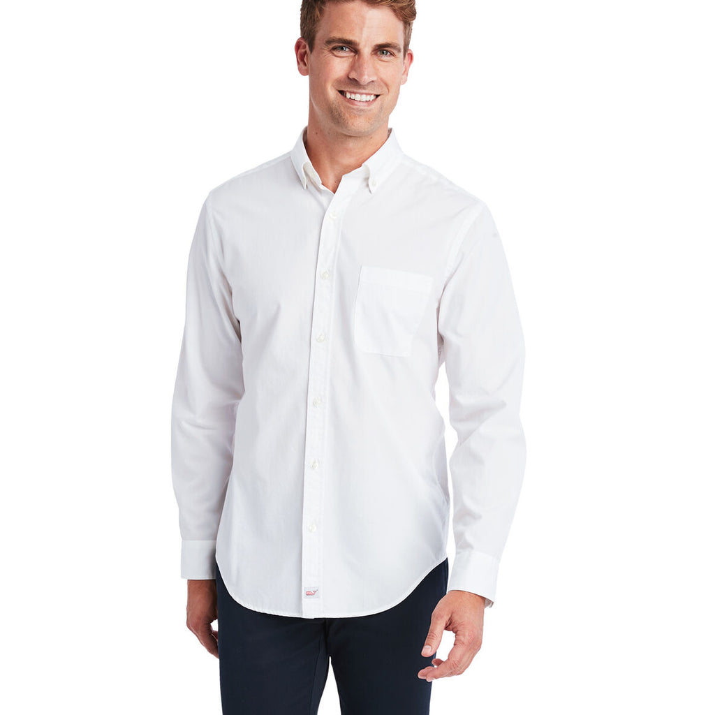 Vineyard Vines Men's Stretch Cotton Solid Shirt
