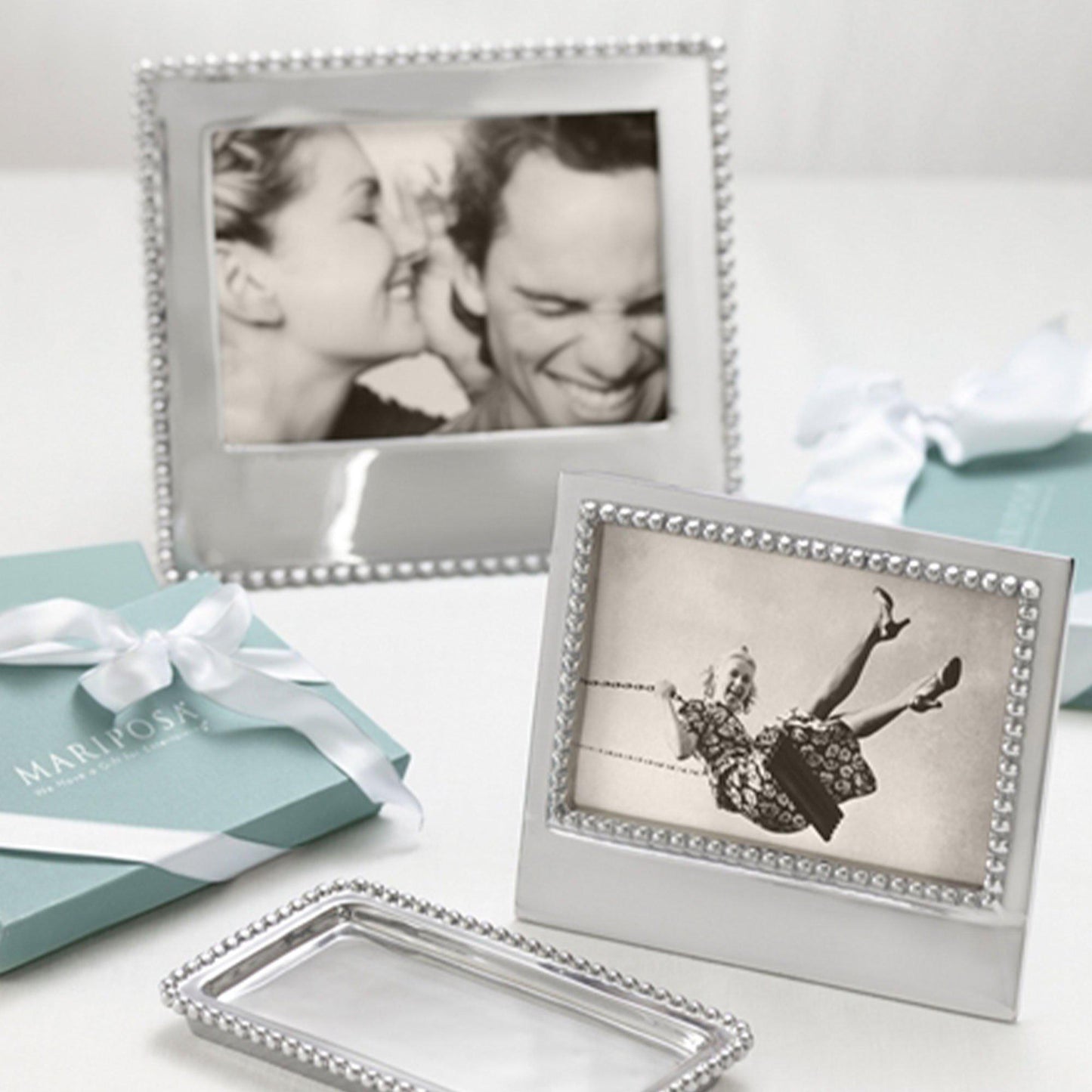 Mariposa "And so the adventure begins" Beaded 5x7 Frame