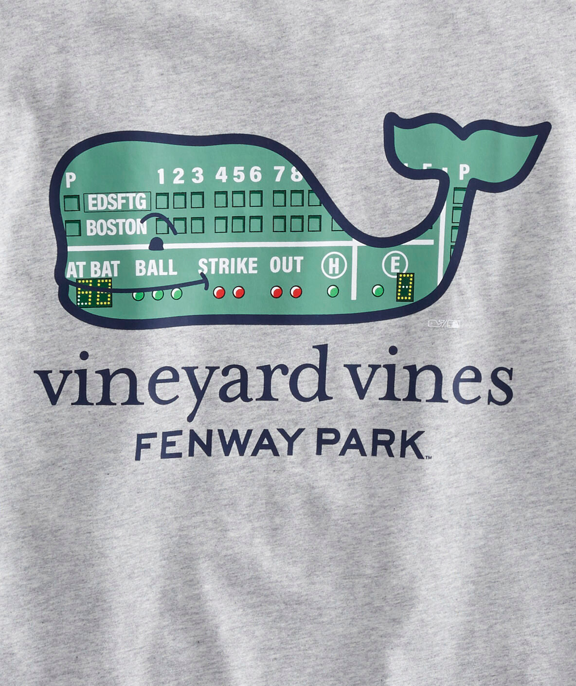 Vineyard Vines Boston Red Sox Green Monster Whale Pocket T-Shirt
