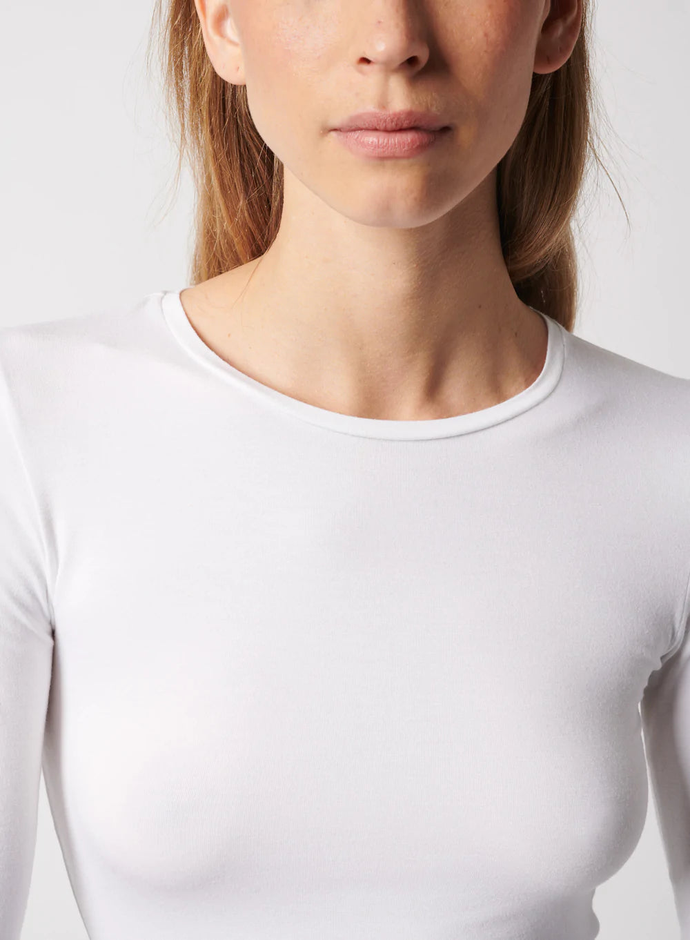Majestic Filatures Soft Touch Long Sleeve Crewneck Shirt