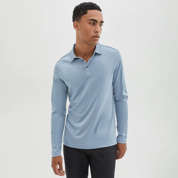 Robert Barakett The Barakett Long Sleeve Polo
