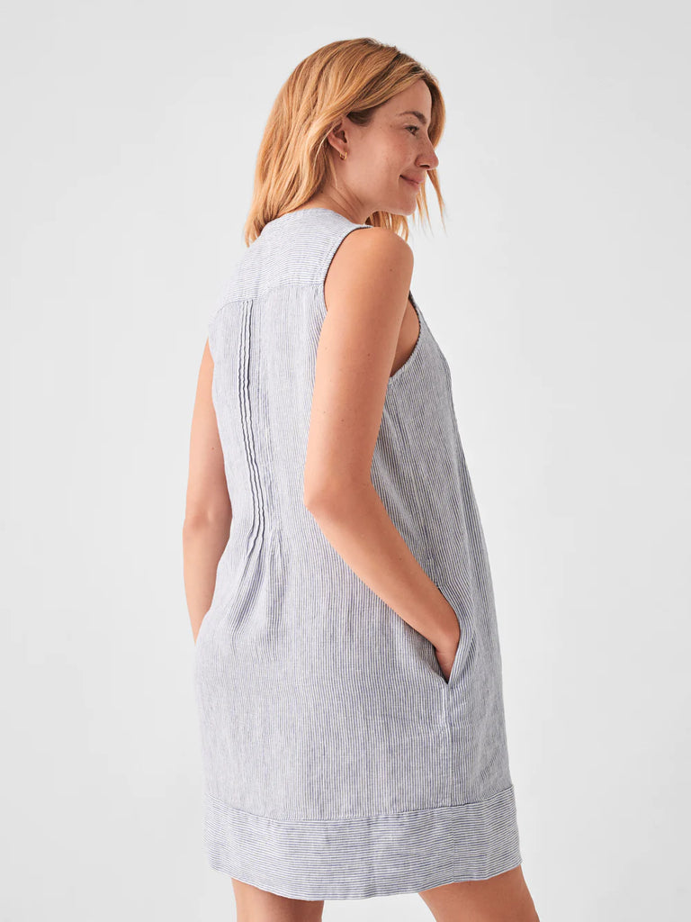 Faherty Isha Linen Dress