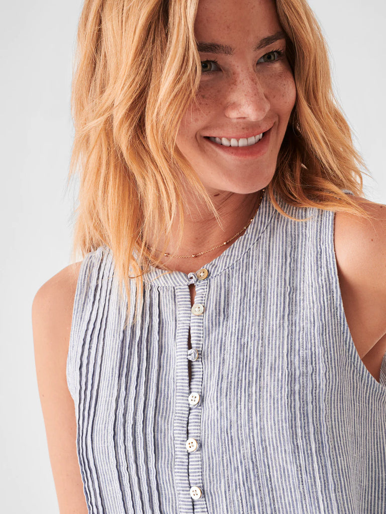 Faherty Isha Linen Dress