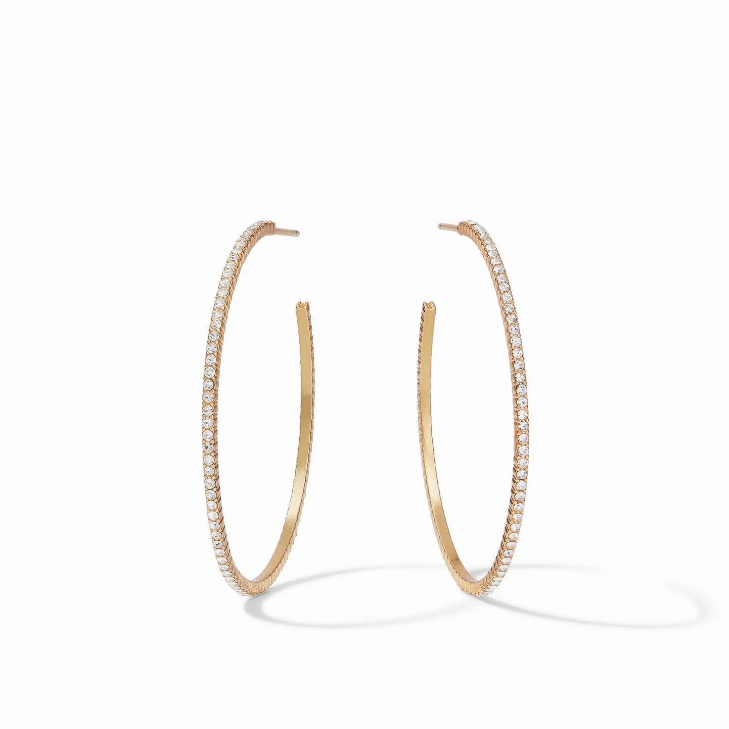 Julie Vos Windsor Cubic Zirconia Hoop Earrings
