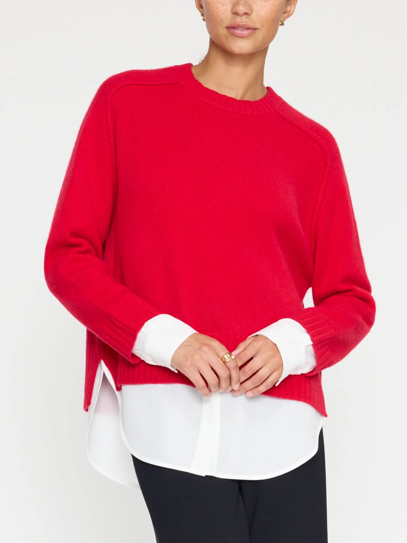 Aura Red with White
