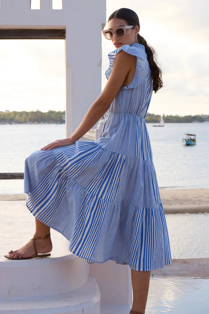 Oliphant Cinched Flirty Midi