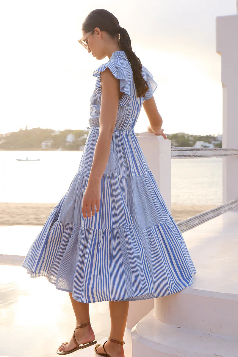 Oliphant Cinched Flirty Midi