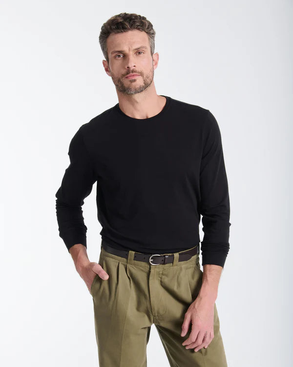 Orchard & Broome Ludlow Cotton Stretch Long Sleeve Tee