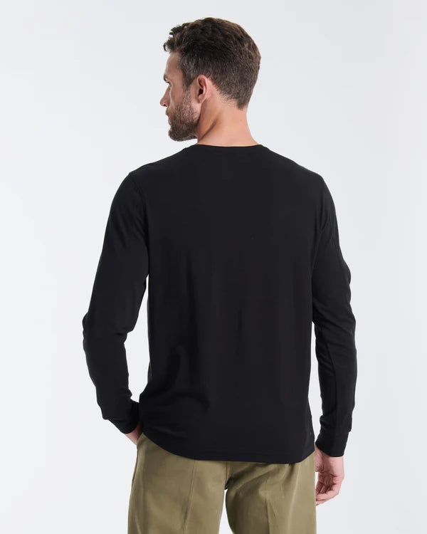 Orchard & Broome Ludlow Cotton Stretch Long Sleeve Tee