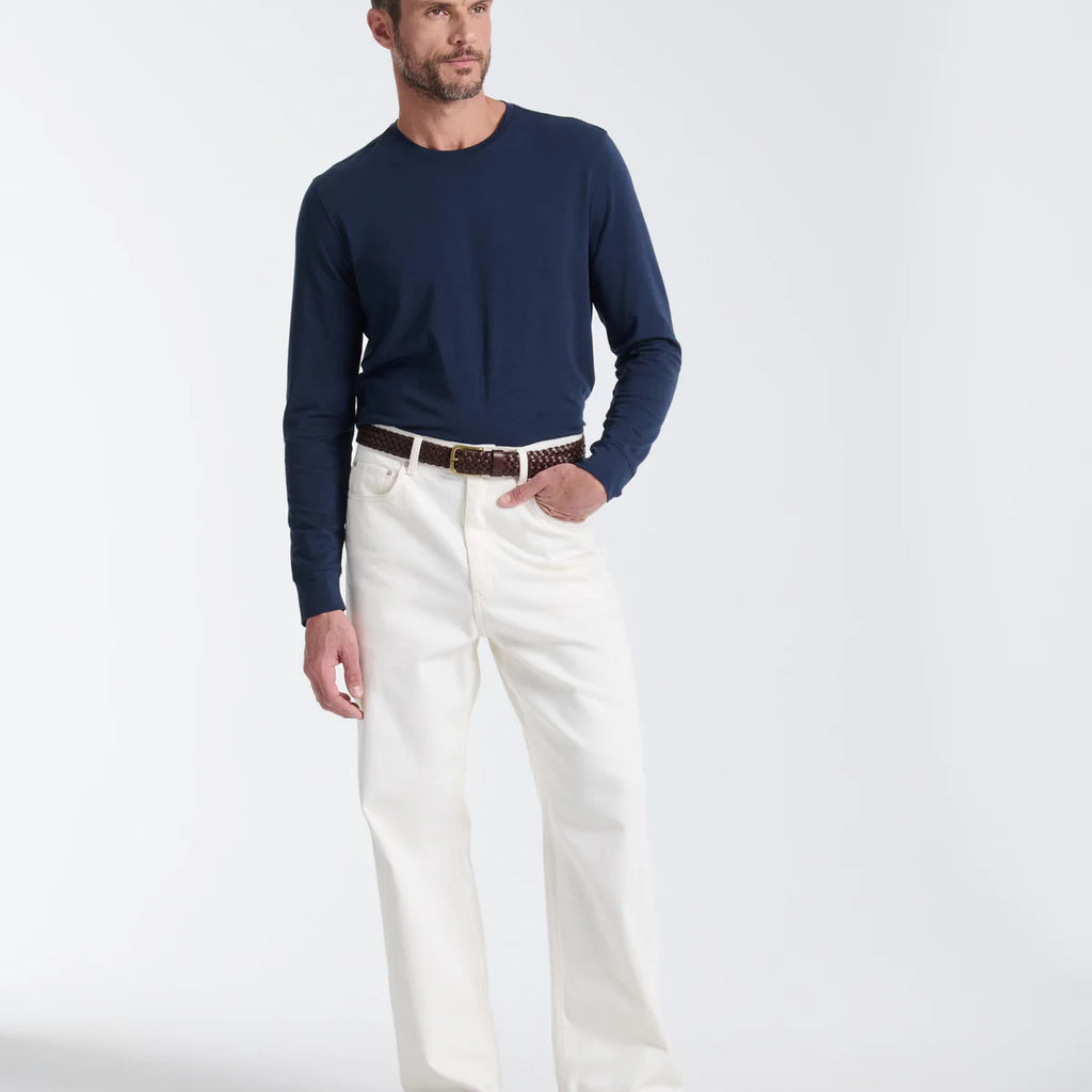 Orchard & Broome Ludlow Cotton Stretch Long Sleeve Tee