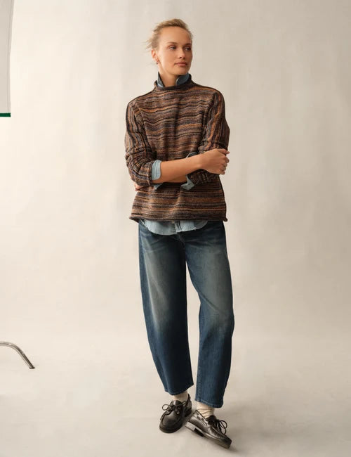 Frank & Eileen Monterey Rolled Funnel Neck Sweater