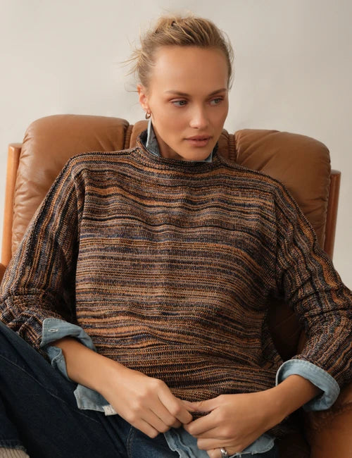Frank & Eileen Monterey Rolled Funnel Neck Sweater