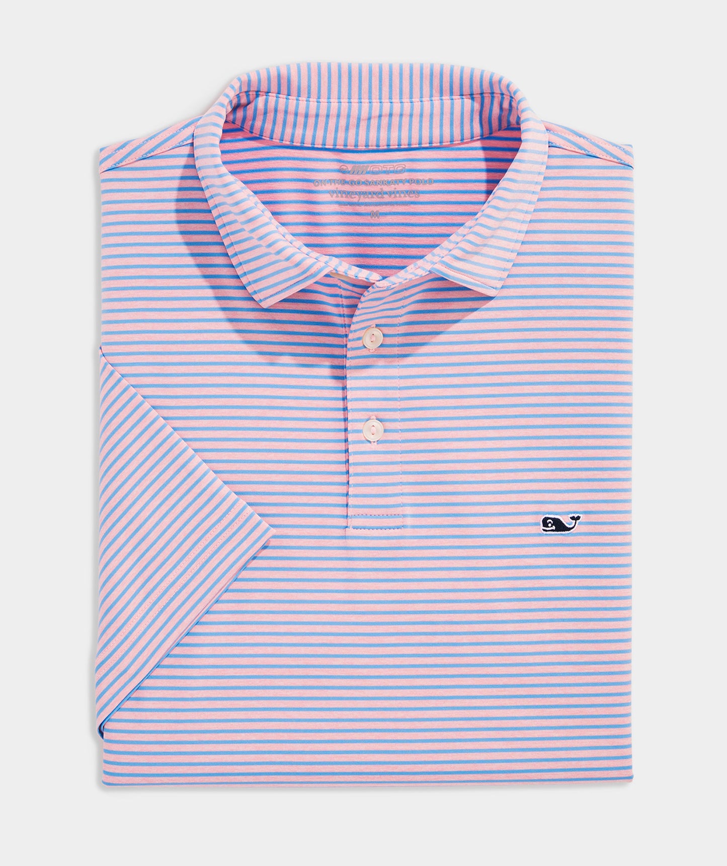 Vineyard Vines Performance Bradley Stripe Sankaty Polo