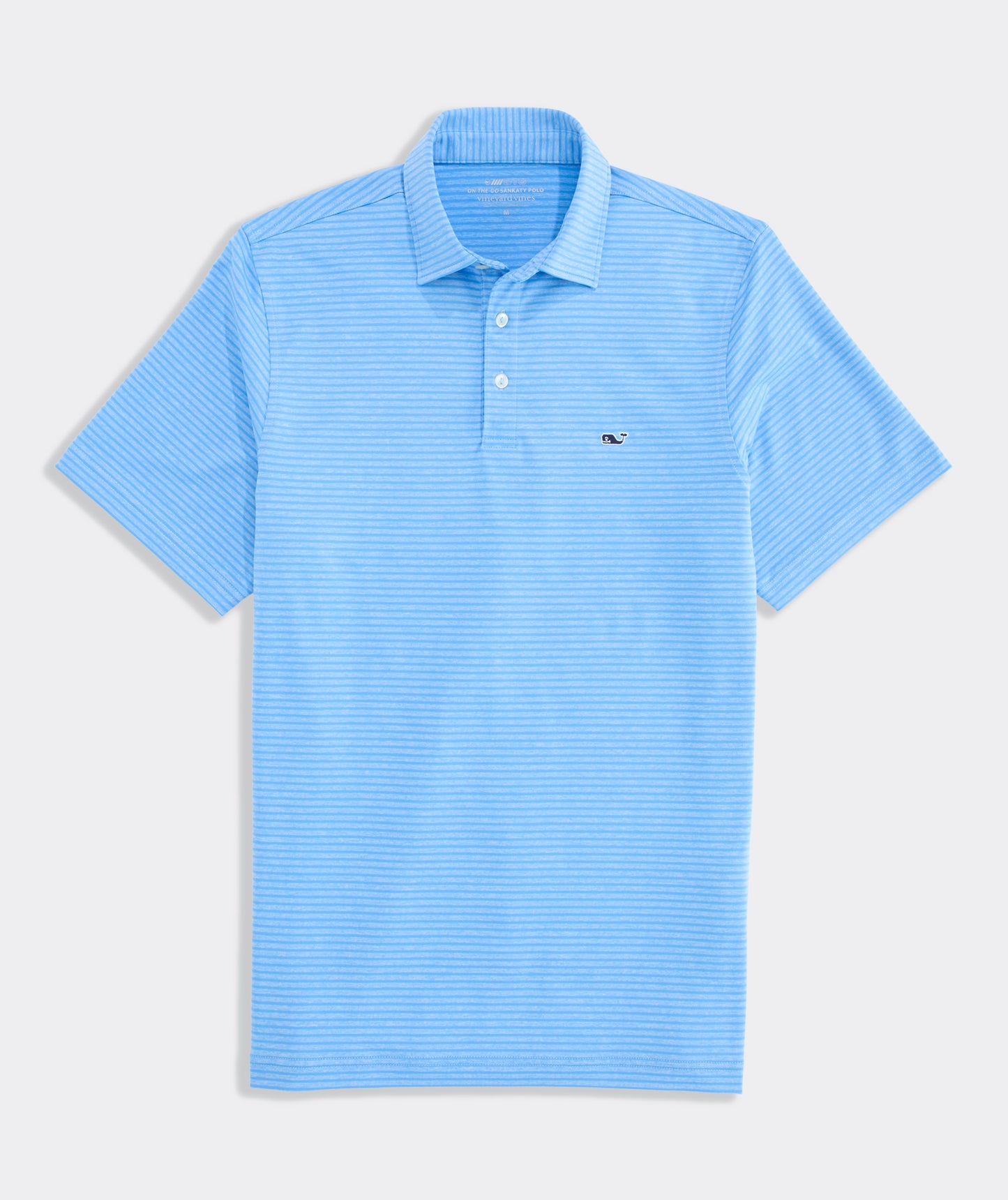 Vineyard Vines Performance Bradley Stripe Sankaty Polo