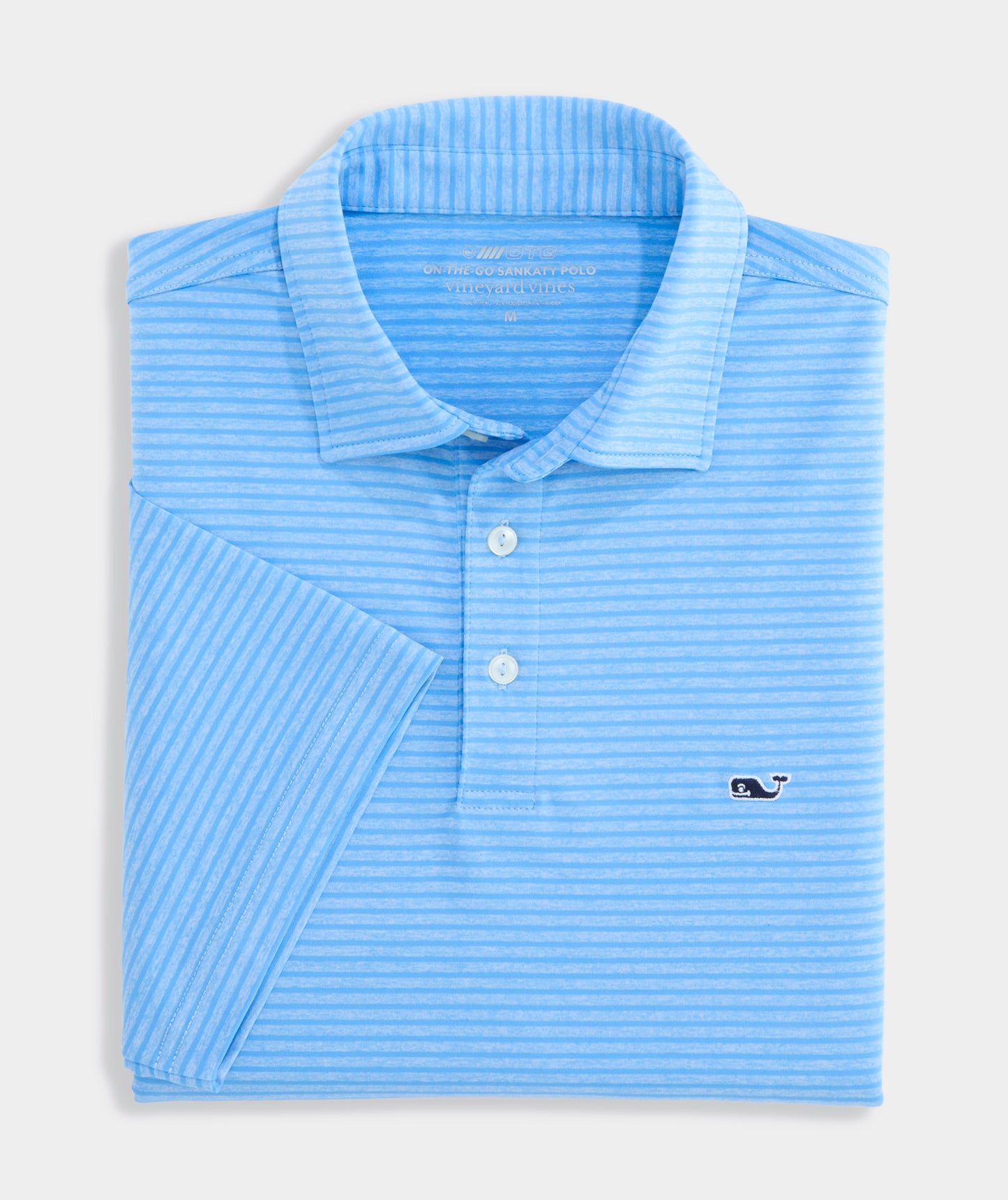 Vineyard Vines Performance Bradley Stripe Sankaty Polo