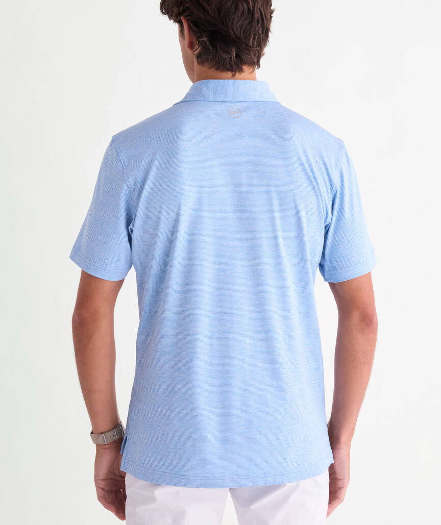 Vineyard Vines Men's St. Jean Stripe Sankaty Polo