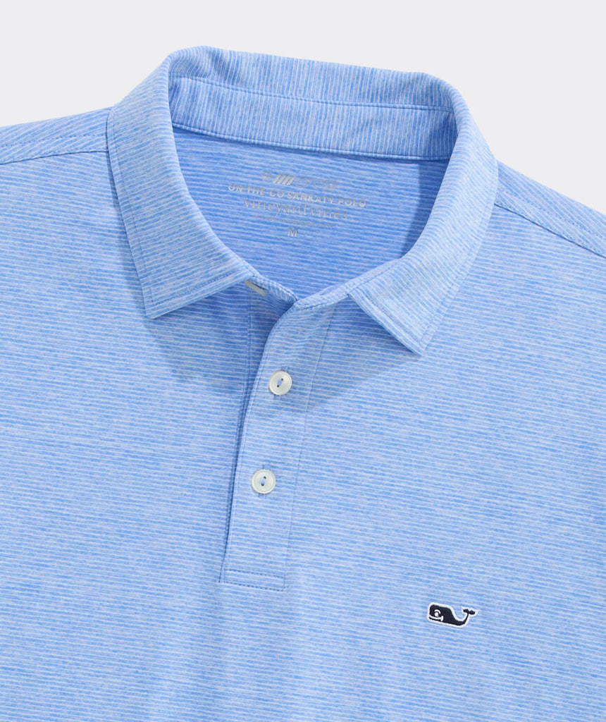 Vineyard Vines Men's St. Jean Stripe Sankaty Polo
