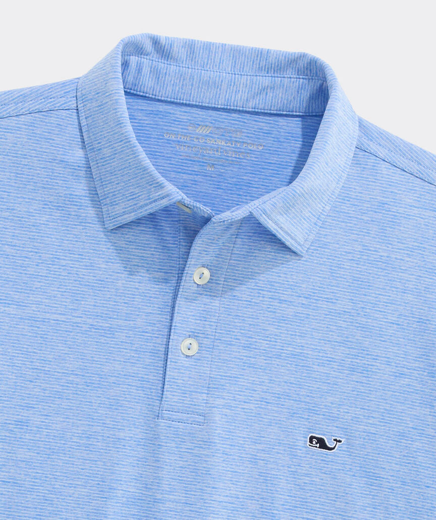 Vineyard Vines Men's St. Jean Stripe Sankaty Polo