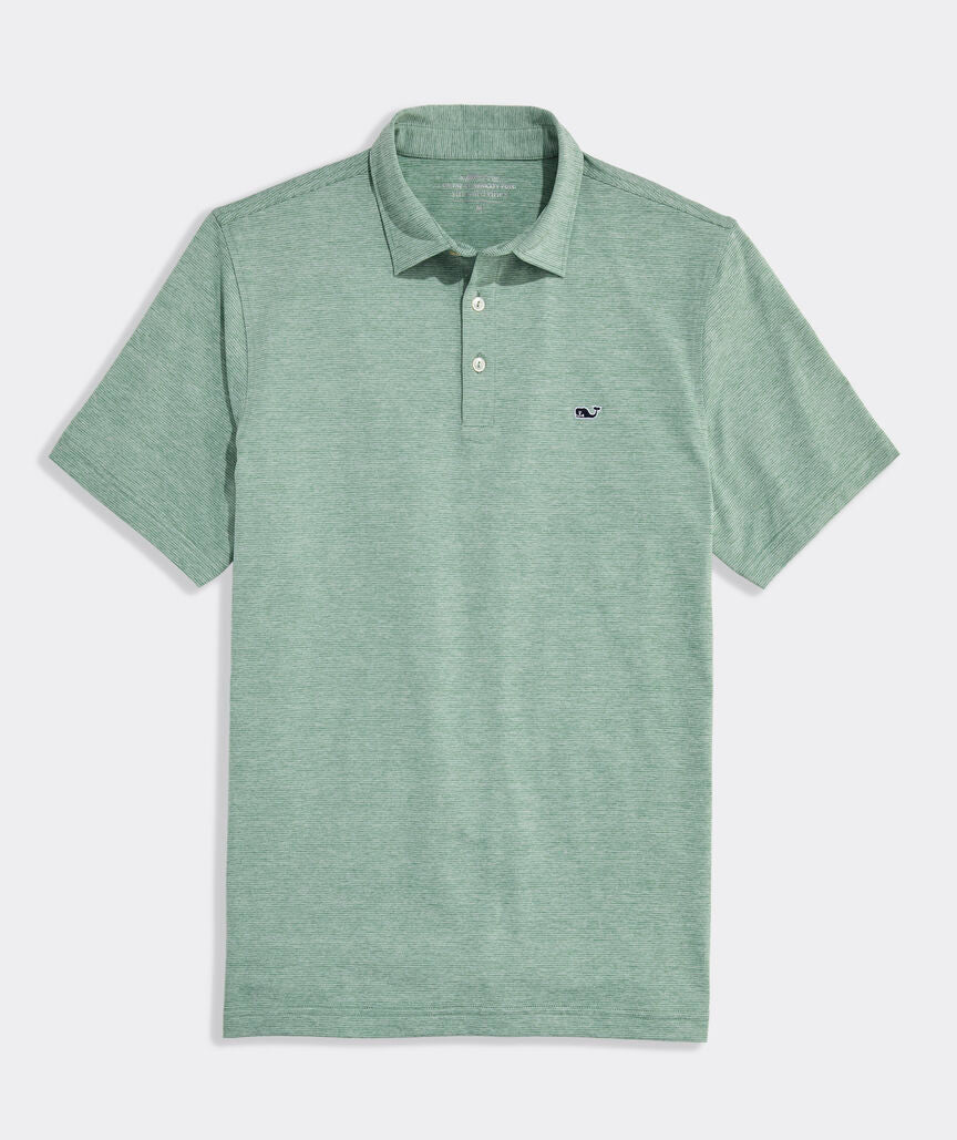 Vineyard Vines Men's St. Jean Stripe Sankaty Polo